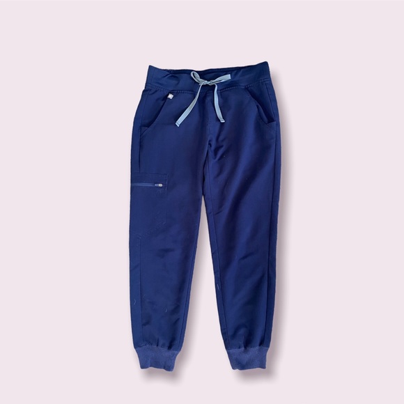 Figs Pants - FIGS Navy Zamora Joggers